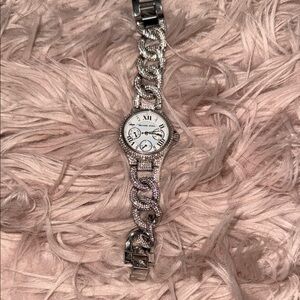 Michael Kors Sparkling Silver Watch